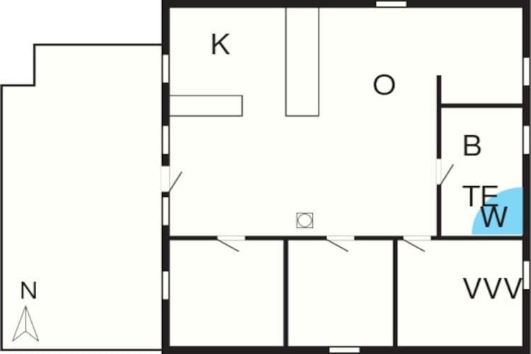Three-Bedroom Holiday Home In Thisted 4 Nørre Vorupør Eksteriør billede